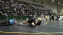 285 lbs college match, Dan Erekson, Iowa,, vs Art Garvey, Binghampton,