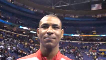 Caldwell with his trophy