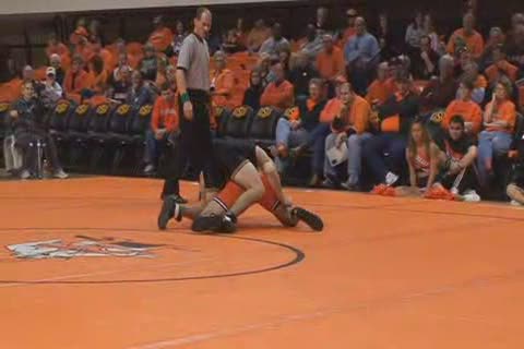 No.1 Brent Metcalf (Iowa) vs Luke Silver (OSU);