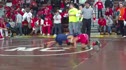 Semi final wrestle backs Hassan Johnson (HARVEY TWISTERS) 