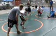 Jake brings wrestler up to show stance