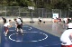 wrestlers work on stance with partner