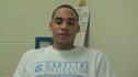 UNC Frosh Clayton Parros days before the NCAA 400
