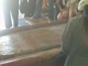 The stone that Jesus was laid on after being crusified*jerusalem (station 13)