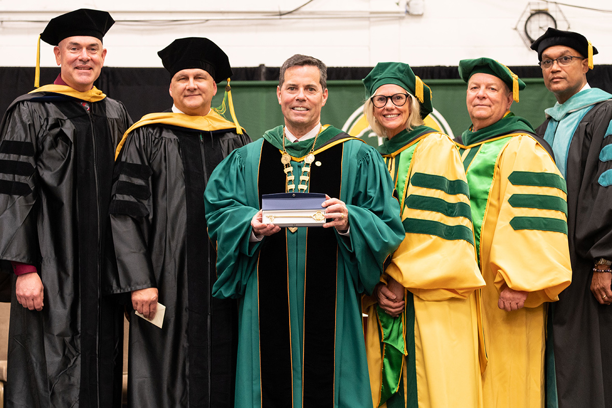 Saint Leo University President Receives Key to City of Tampa Florida