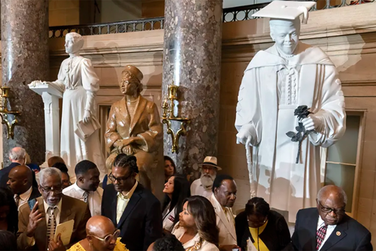 Statue of Florida educator Mary McLeod Bethune unveiled in U.S. Capitol