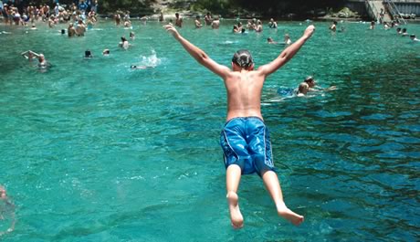 Swimmers at Fanning Springs