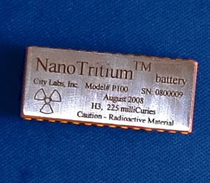 NanoTritium battery