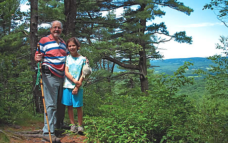 Bernard Wolfson w/ granddaughter Abeni