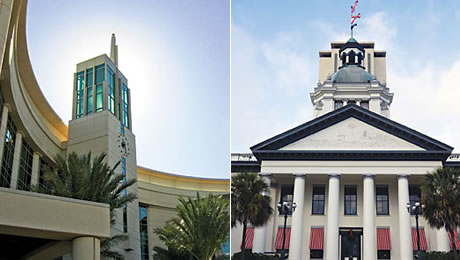 UCF's College of Medicine & Florida Capitol in Tallahassee
