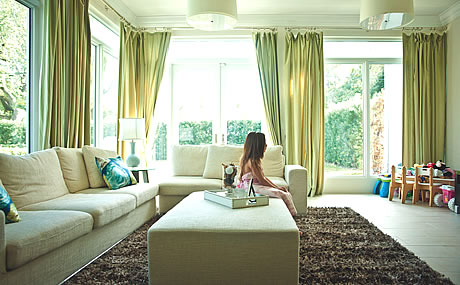 Hoeflinger house - Living room