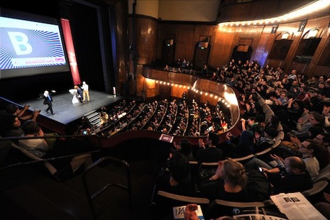 Dieter Kosslick makes a big entrance at the Talent Campus Opening Ceremony 2011