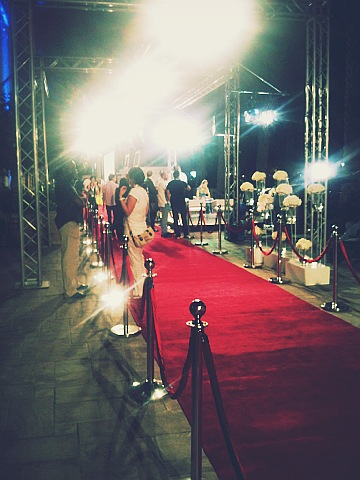 Red carpet at Dubai International Film Festival