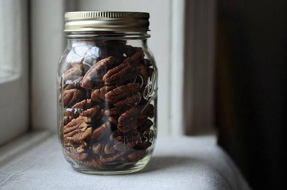 Crispy Spice Brined Pecans