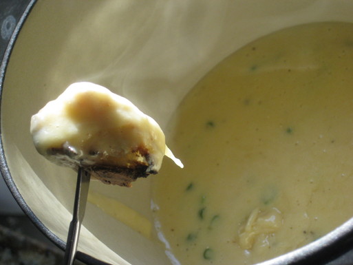 Beer and Pretzels (IPA Fondue)