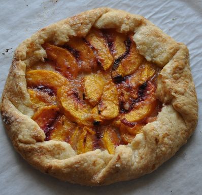 Mini Rustic Peach Tart