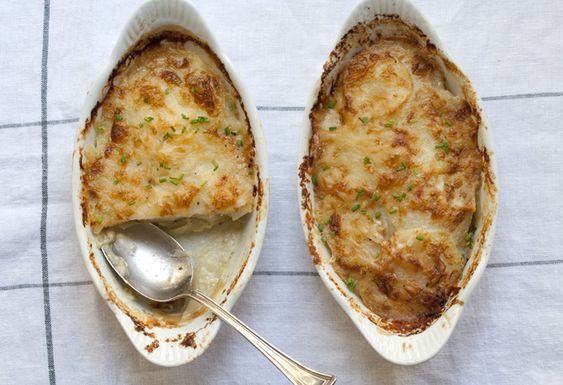 Potato Gratin with Green Chile