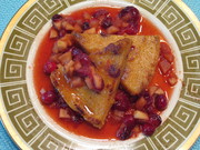 Breakfast Polenta with Winter Fruit Compote