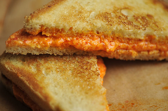Grilled Pepper Cheese Sandwich