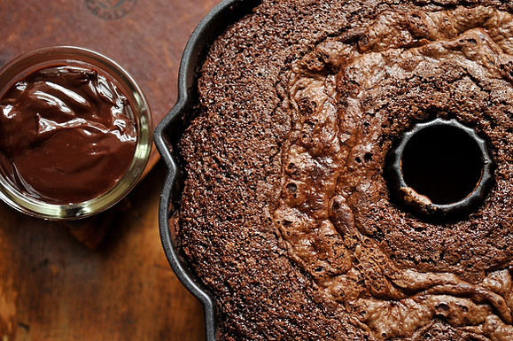 Rich Chocolate Cake with Coconut Filling and Ganache