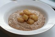 Chai-spiced Porridge with Stewed Apples