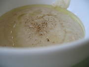 Brown Rice Cream w/ Pecorino & White Truffle Oil