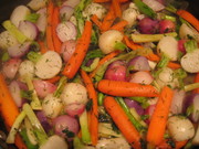 Lemony Braised Lamb Shanks and Spring Root Vegetable Stew with Fresh Dill