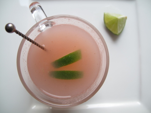 Roasted Rhubarb Limeade