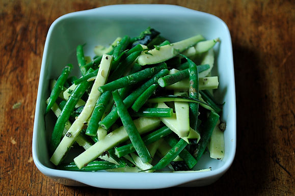 Green Bean Salad with Tarragon and Green Peppercorn