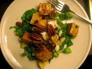 Caramelized Tofu and Gala Apple Salad
