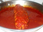 Pork Tenderloin Braciole with Pepper Sauce
