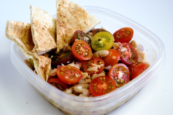 Heirloom Tomato Salad with White Beans