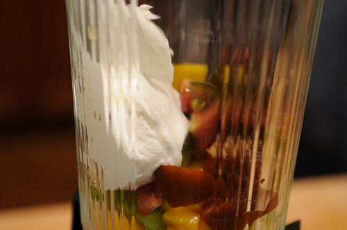 Heirloom Tomato and Mango Lassi with Ground Sumac