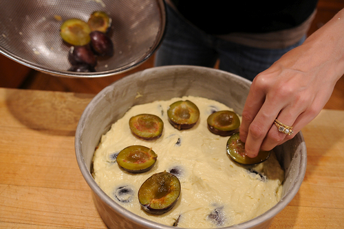 Late Summer Plum Cake