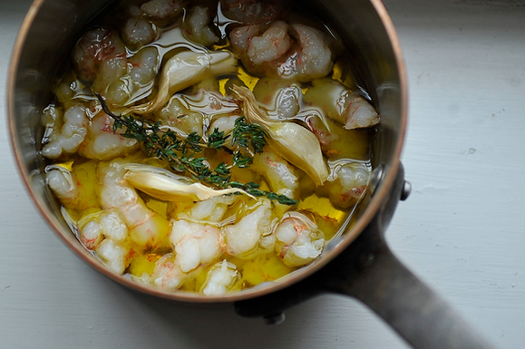 Poaching in Olive Oil