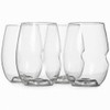Set of 4  GoVino Plastic Wine Glasses