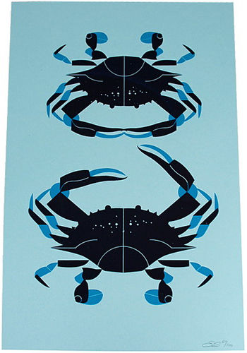 Blue Crab by Eleanor Grosch