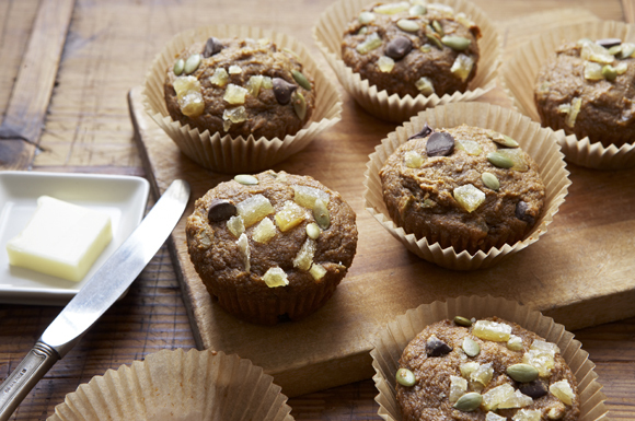 Triplegingerdoublepumpkinmuffins