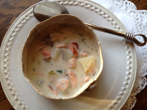 Smoked Salmon Chowder