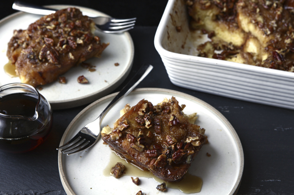 baked french toast maple pecan