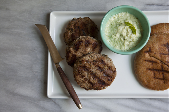 Greek Lamb Burgers