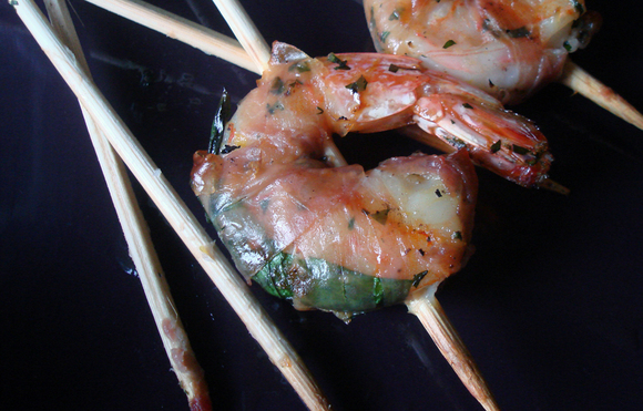 Mint-shrimp