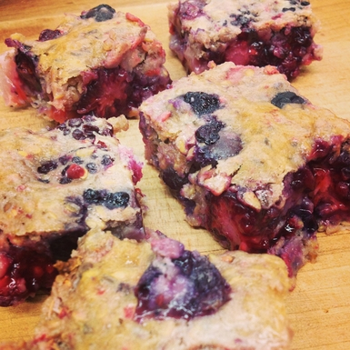 Warm Berry Flax bars