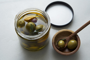 Easy Everyday: Marinated Olives with Rosemary and Orange Peel