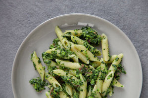 Make This Tonight: Penne with Creamed Greens and Pancetta