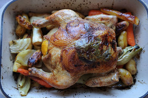 Make This Tonight: Lemon and Onion Roasted Chicken