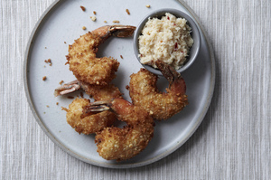 Easy Everyday: Macadamia Crusted Shrimp with Coconut Chutney