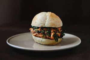 Dinner Tonight: Carrot Soup + Chinese Pulled Pork Sandwiches