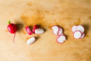 Easy Everyday: Mushroom, Radish and Hearts of Palm Skewers