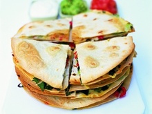 Quesadillas with Salsa and Guacamole Recipe